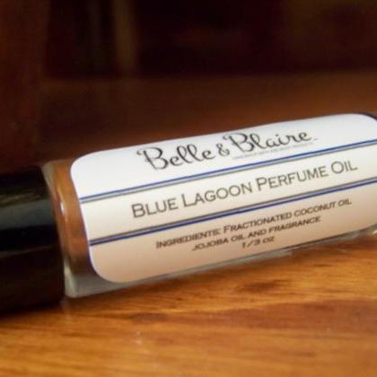 Blue Lagoon Perfume Oil- Ocean Mist, Cyclamen..