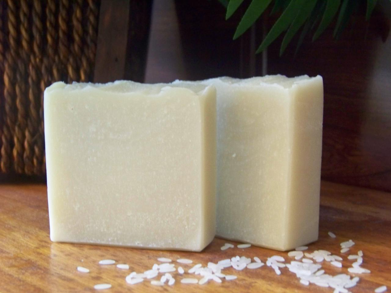 Fermented Jasmine Rice Shampoo Bar- Plant Based- Vegan- Handmade Soap- Shampoo Bar- Homemade Soap- Essential Oil Soap- Natural Soap