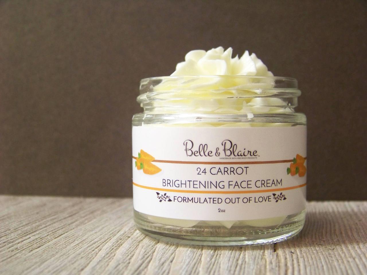 24 Carrot Brightening Facial Cream- Scar Cream- Fade Cream- Lightening Cream- Natural Cream- Dull Skin Cream- Hyperpigmentation Cream- Acne