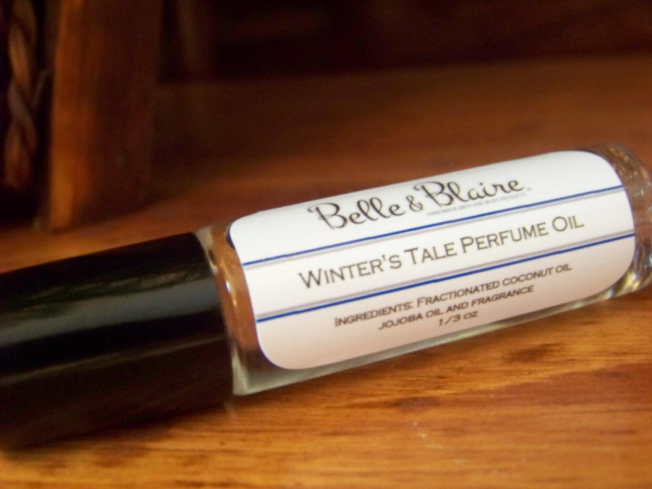 Winter's Tale Perfume Oil- Sandalwood, Patchouli, Chocolate, Raspberry, Strawberry, Blueberry, Vanilla, Peppermint- Roll On Perfume